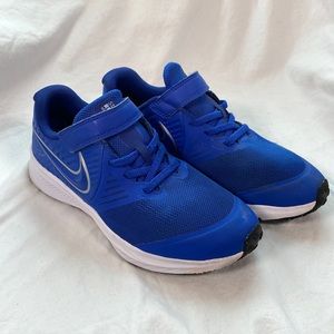 Nike Star Runner 2.0 Kid’s Running Shoes, Blue / White, Boys Size 3
